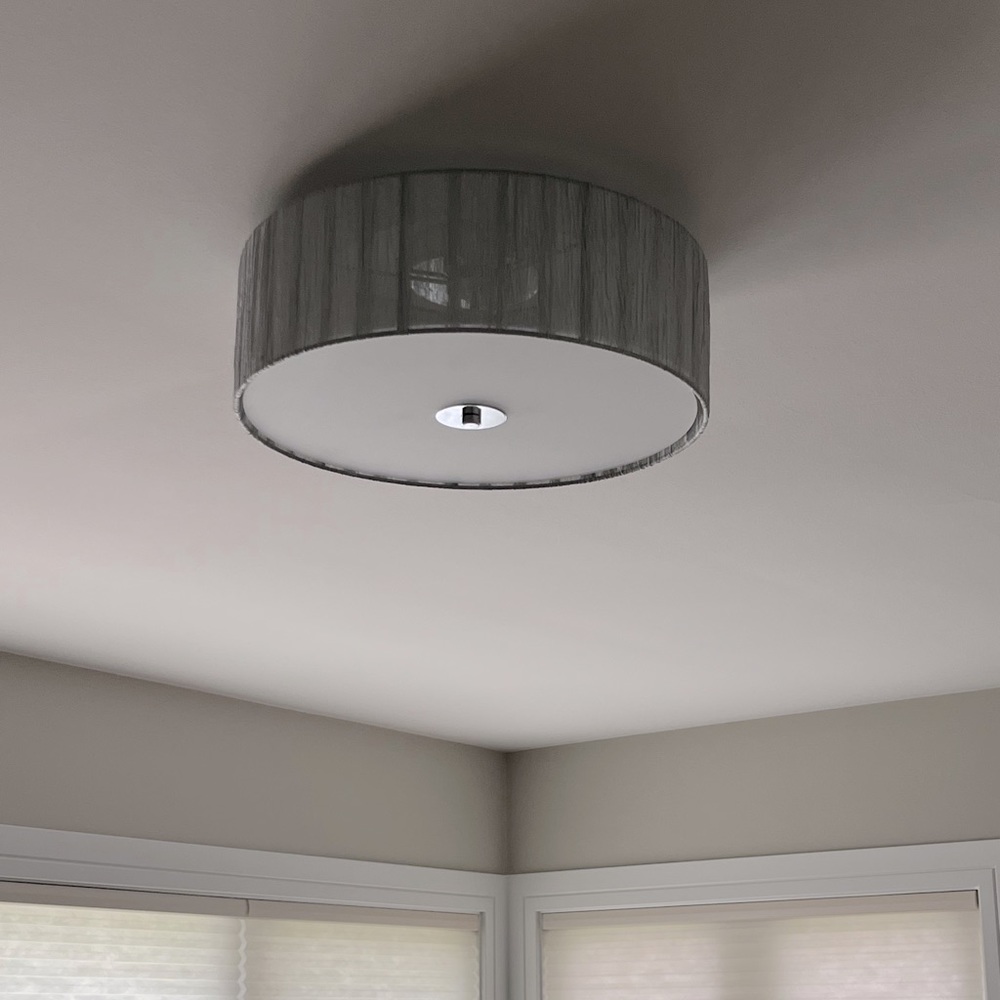 Silver Light Fixture